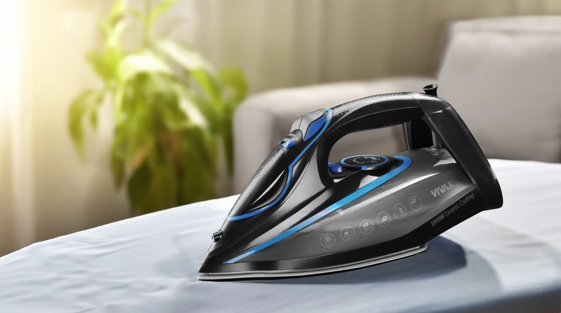 Fier de calcat Vivax IR-3000ASC (Black/Blue)