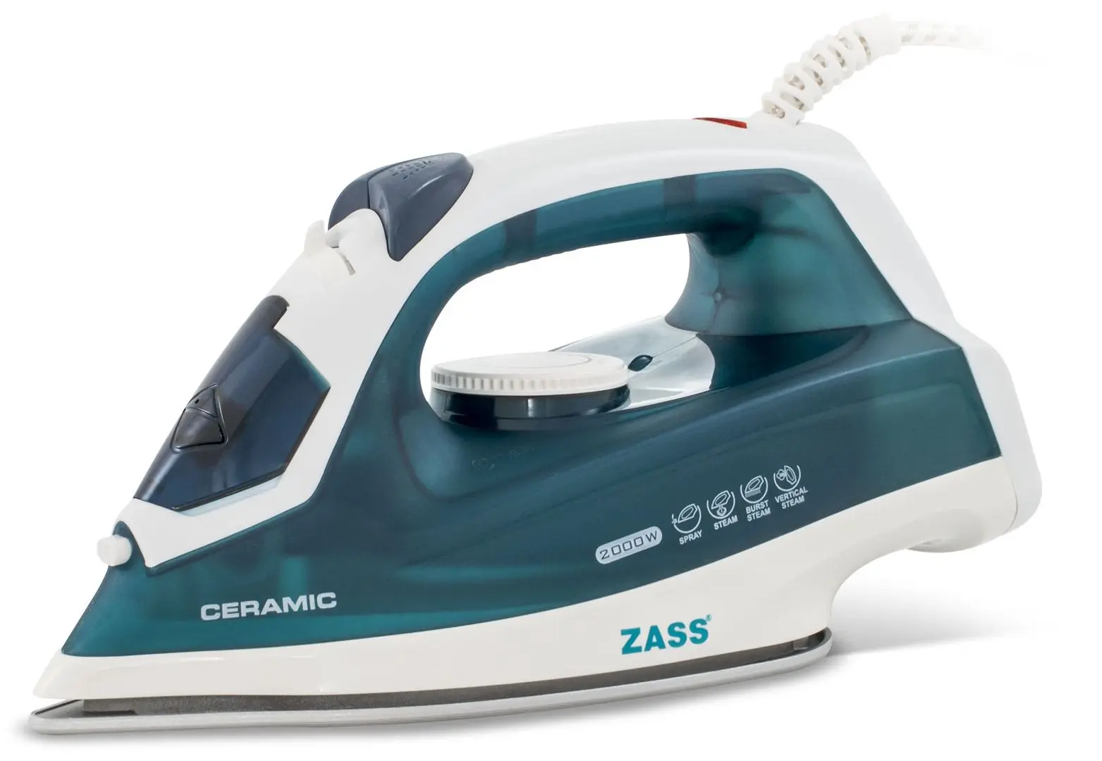 Утюг Zass A 09 (Turquoise/White)