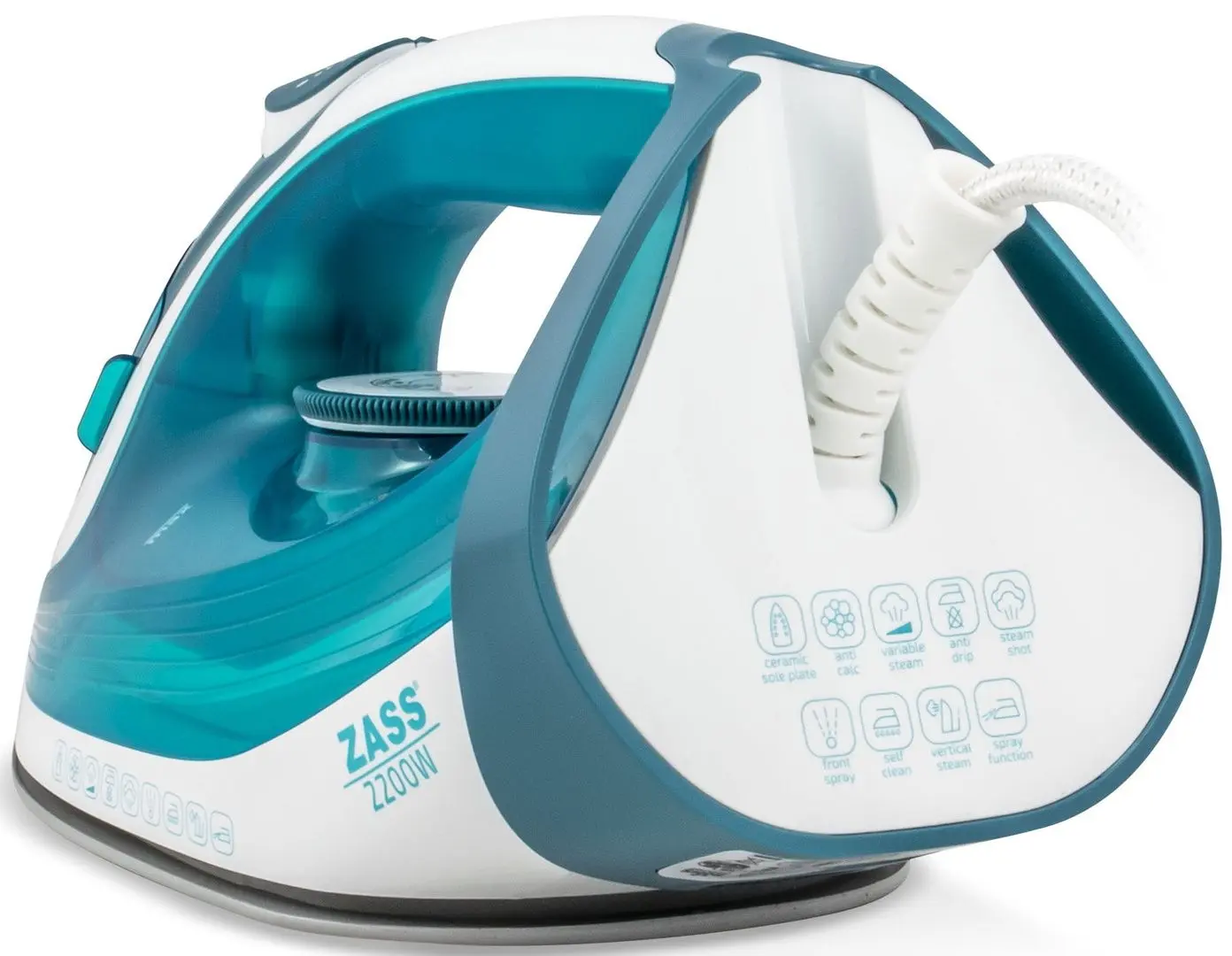 Утюг Zass A 18 (Turquoise/White)