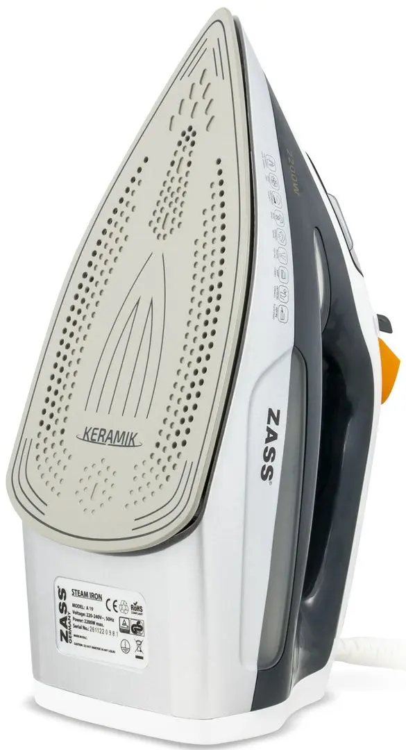Утюг Zass A 19 (Grey/Alb)