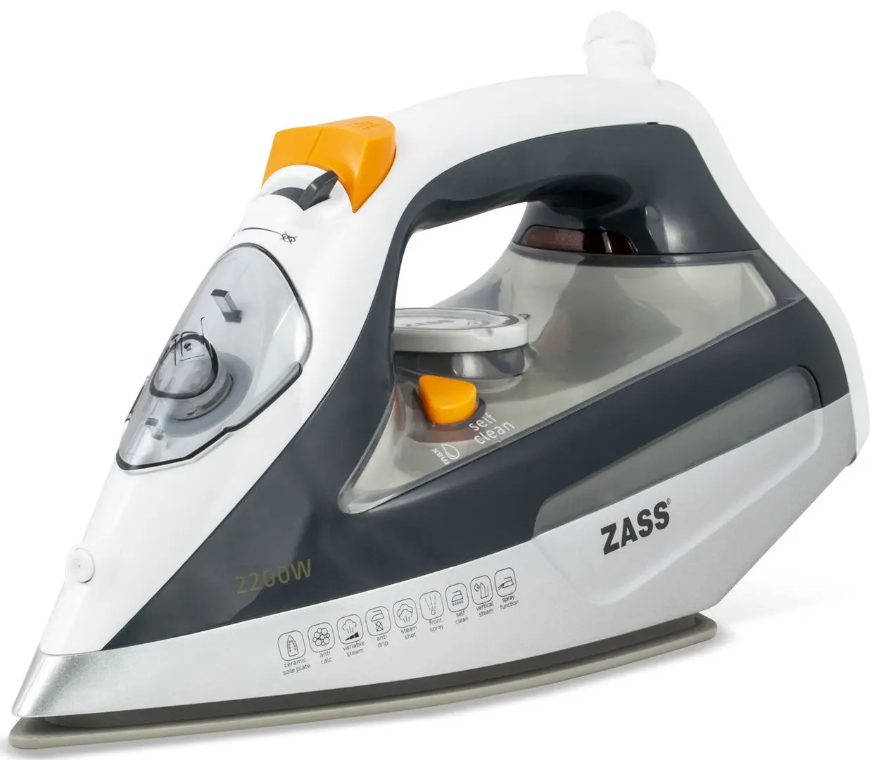 Утюг Zass A 19 (Grey/Alb)