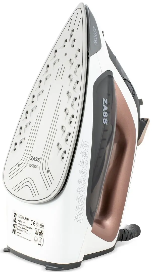 Утюг Zass A 21 (Grey/White)