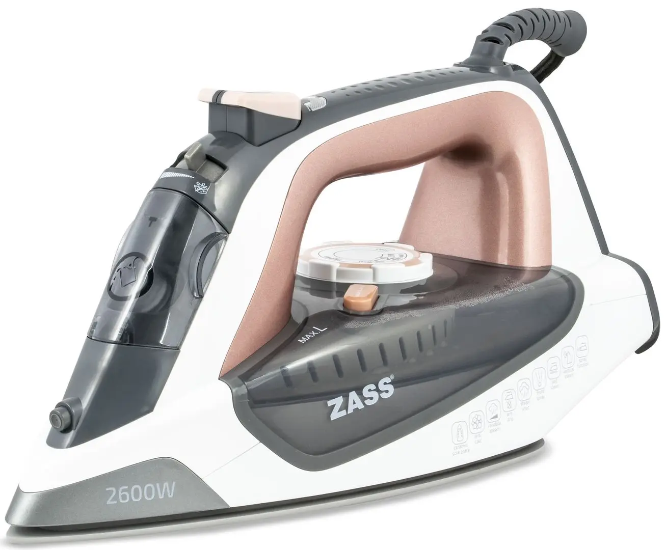 Утюг Zass A 21 (Grey/White)