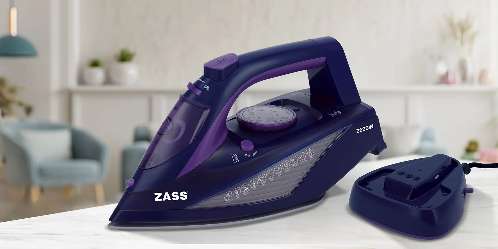 Fier de calcat Zass A 23 (Blue/Purple)