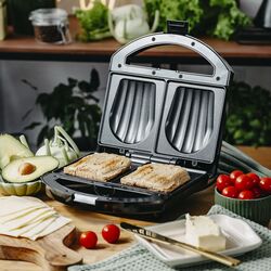 Aparat pentru sanwich-uri Adler AD 3069 (Black) Thumb