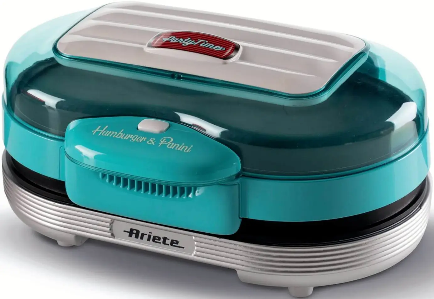 Аппарат для приготовления бургеров Ariete Party Time 0205/01 (Turquoise/Black)