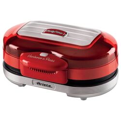 Aparat de preparat hamburgeri Ariete Parry Time 0205/00 (Red/Silver)