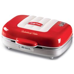 Aparat pentru sandwich-uri 3in1 Ariete 1972/00 (Red/White)