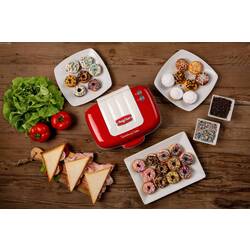 Aparat pentru sandwich-uri 3in1 Ariete 1972/00 (Red/White) Thumb