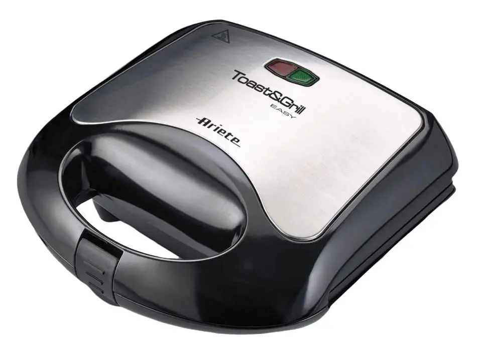 Aparat de facut sadwich-uri Ariete 1980 (Black/Silver)