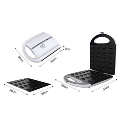 Aparat de gatit biscuiti-alune Brock HZ 3024 (White) Thumb