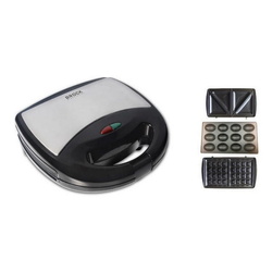 Сэндвичница 3в1 Brock SSM 2004 (Inox/Black) Thumb