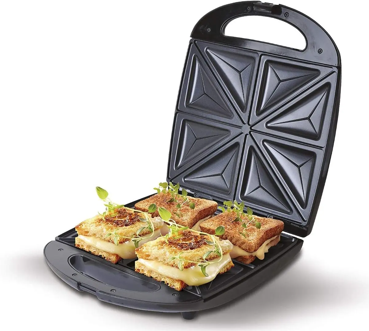 Aparat de facut sadwich-uri Camry CR 3023 (Black/Inox)