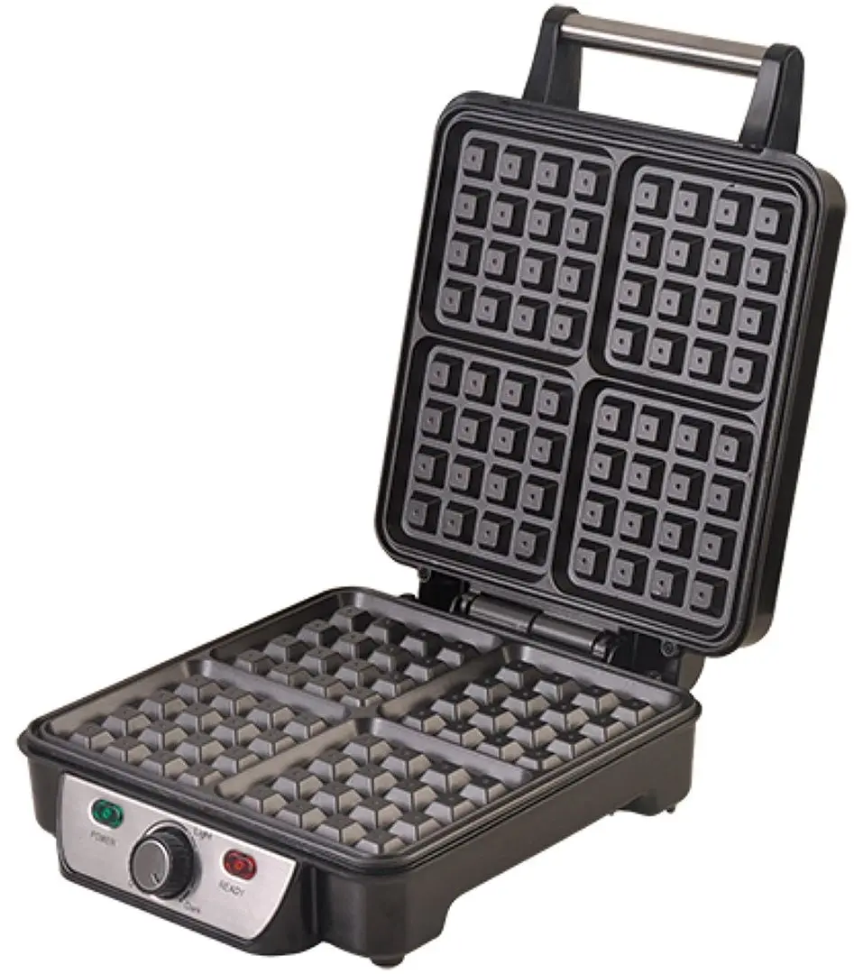 Aparat de facut vafe Camry CR 3025 (Black/Inox)