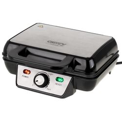 Aparat de gatit vafe Camry CR 3046 (Black/Inox)
