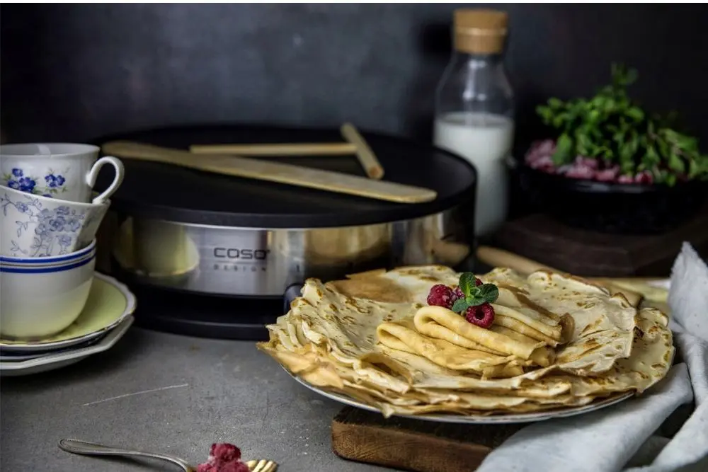 Aparat de facut clatite Caso CM 1300 (Black/Silver)