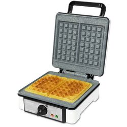 Aparat de facut vafe Cecotec Fun Gofrestone Double (White/Silver)