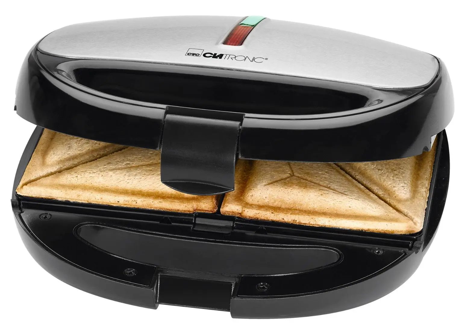 Aparat pentru sandwich-uri 3in1 Clatronic ST/WA 3670 (Black/Inox)