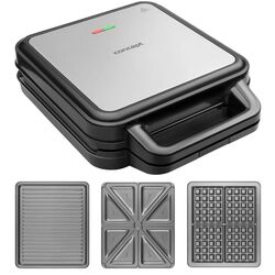 Aparat pentru sandwich-uri 3in1 Concept Family SV3080 (Black/Inox) Thumb