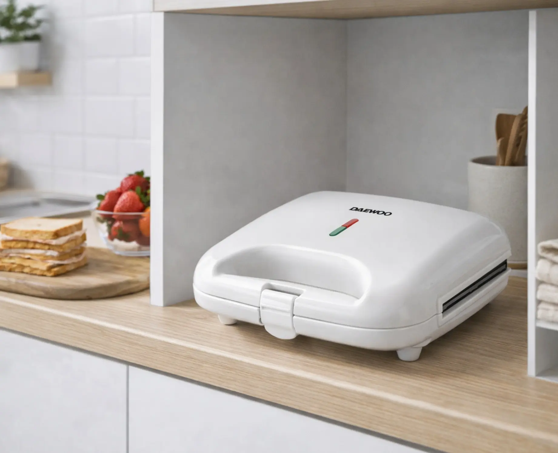 Сэндвичница Daewoo SDA DSM25W (White) - 3