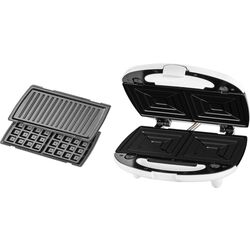 Aparat de facut sandwich-uri ECG S 399 3in1 (White) Thumb