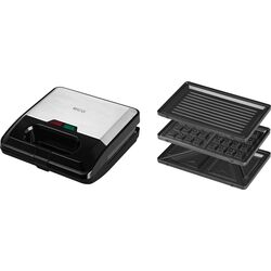 Aparat pentru sandwich-uri 3in1 ECG S 3173 (Black/Inox) Thumb