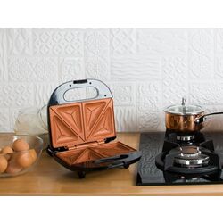 Aparat de facut sadwich-uri Eldom Ruddy ST11 (Black/Inox) Thumb