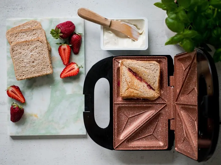 Aparat de facut sadwich-uri Eldom Ruddy ST11 (Black/Inox) - 9