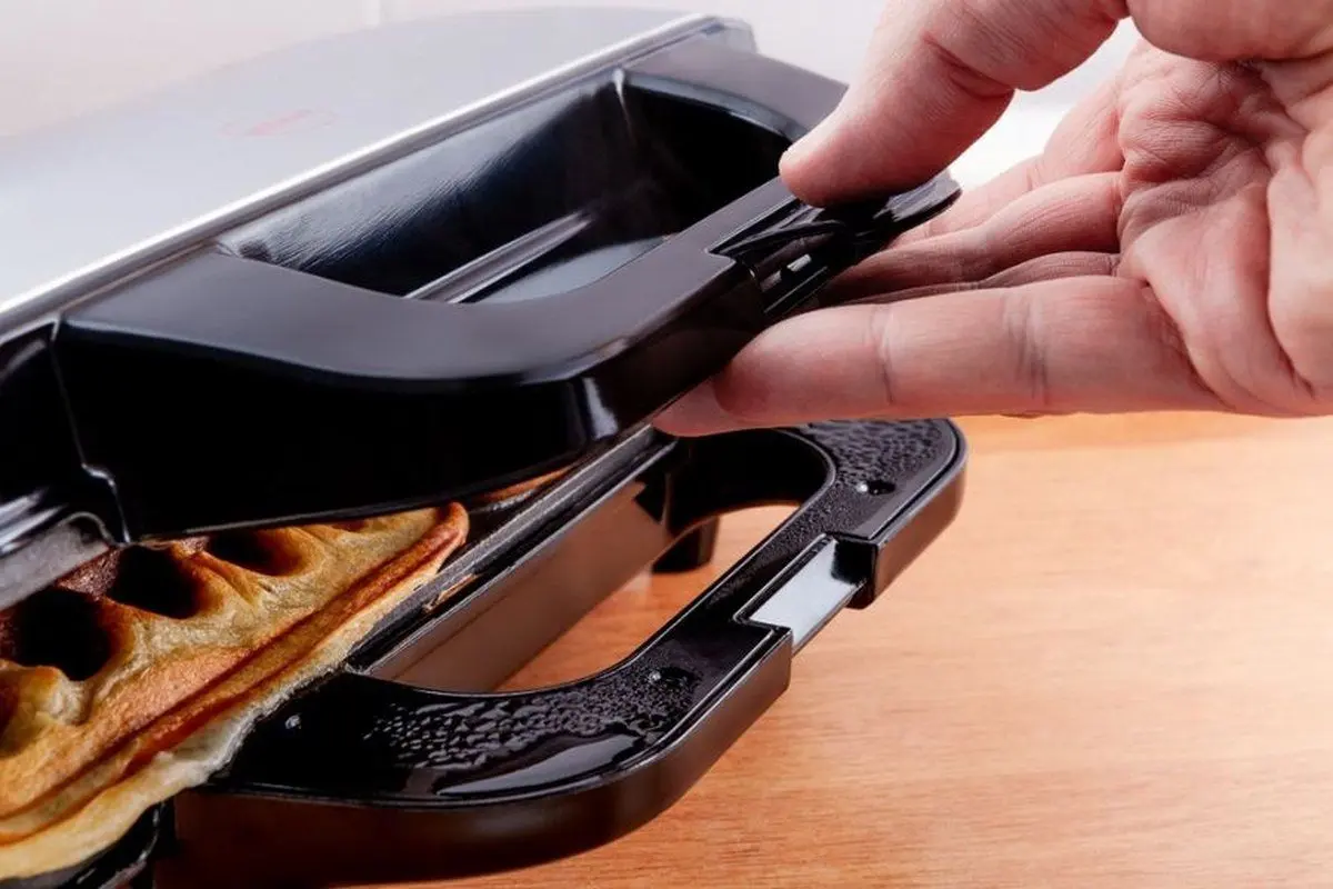 Aparat de gatit vafe Eldom WA100S Deli (Silver)