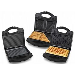 Aparat pentru sandwich-uri Esperanza Muffuletta EKT005 (Black/Inox) Thumb