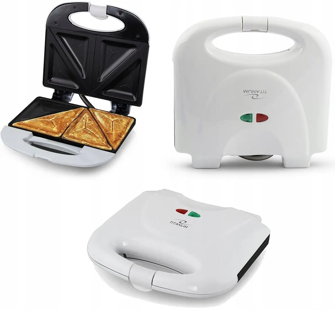 Aparat pentru sandwich-uri Esperanza Titanum TKT001W (White)