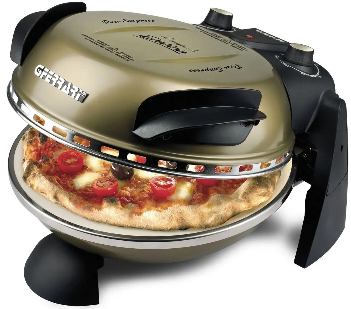 Aparat de preparare pizza G3Ferrari Delizia Antique G1000615 (Gold/Black) - 2