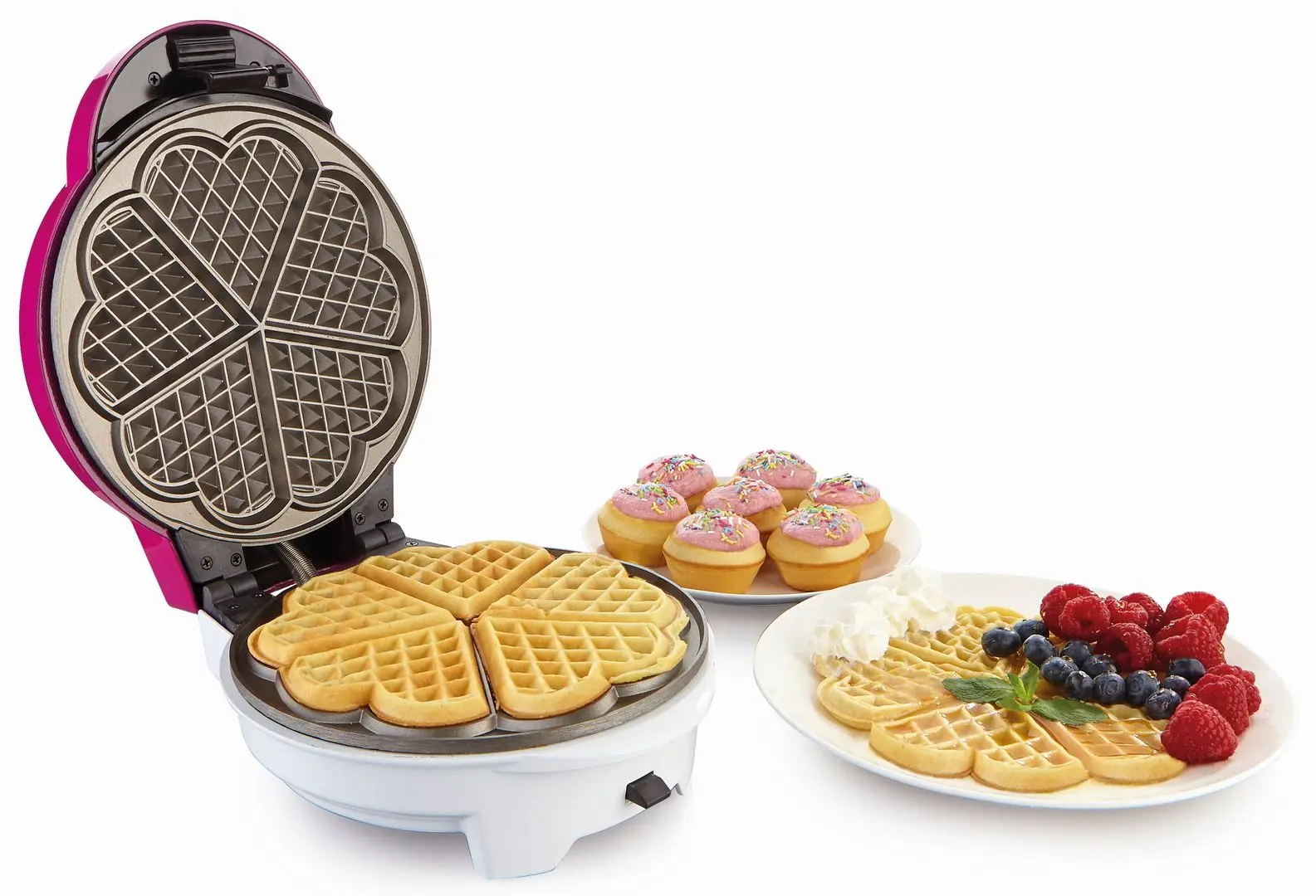 Aparat de făcut vafe Gorenje WCM702PW (White/Purple)