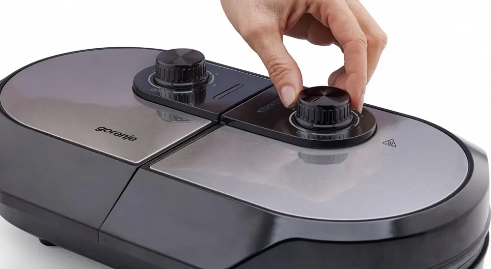 Aparat de gatit vafe Gorenje WM1400SB (Inox/Black)