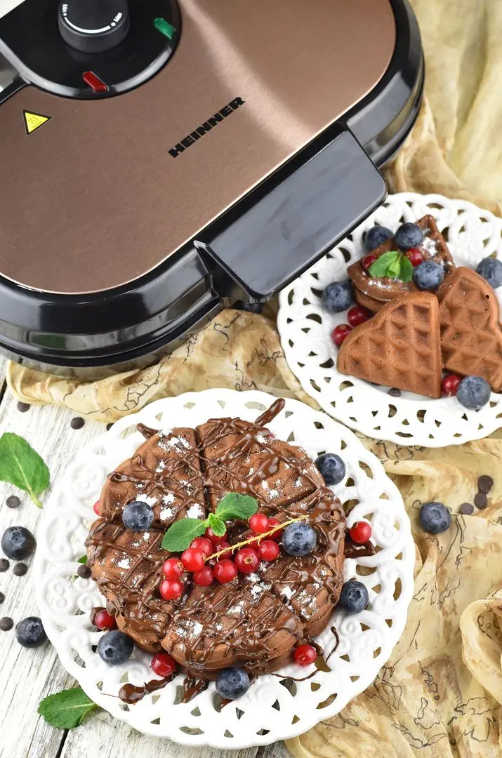 Aparat de gatit vafe Heinner Copper Crown HWF-1000CR (Black)