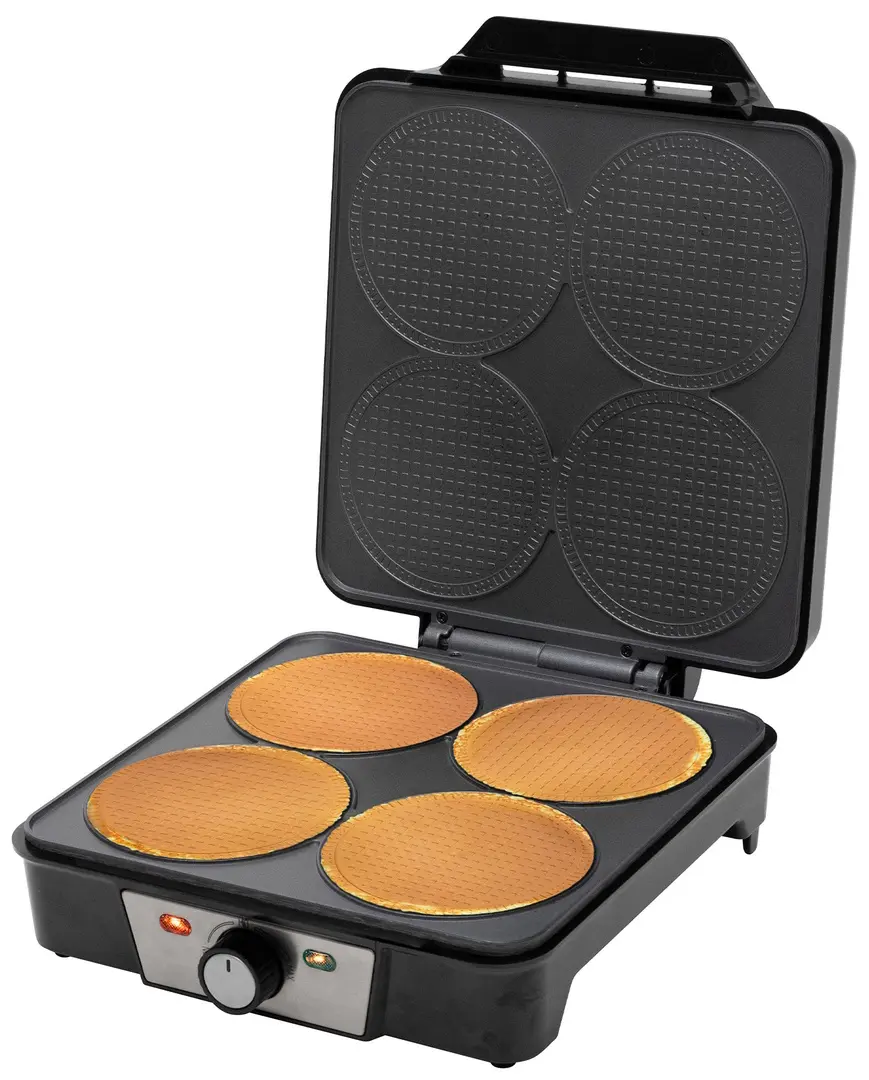 Aparat de gatit vafe Home HGOS4 (Inox/Black)