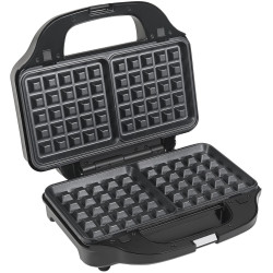 Вафельница 3в1 Kraft&Dele KD4133 (Inox/Black) Thumb