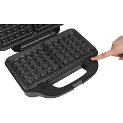 Вафельница 3в1 Kraft&Dele KD4133 (Inox/Black) Thumb