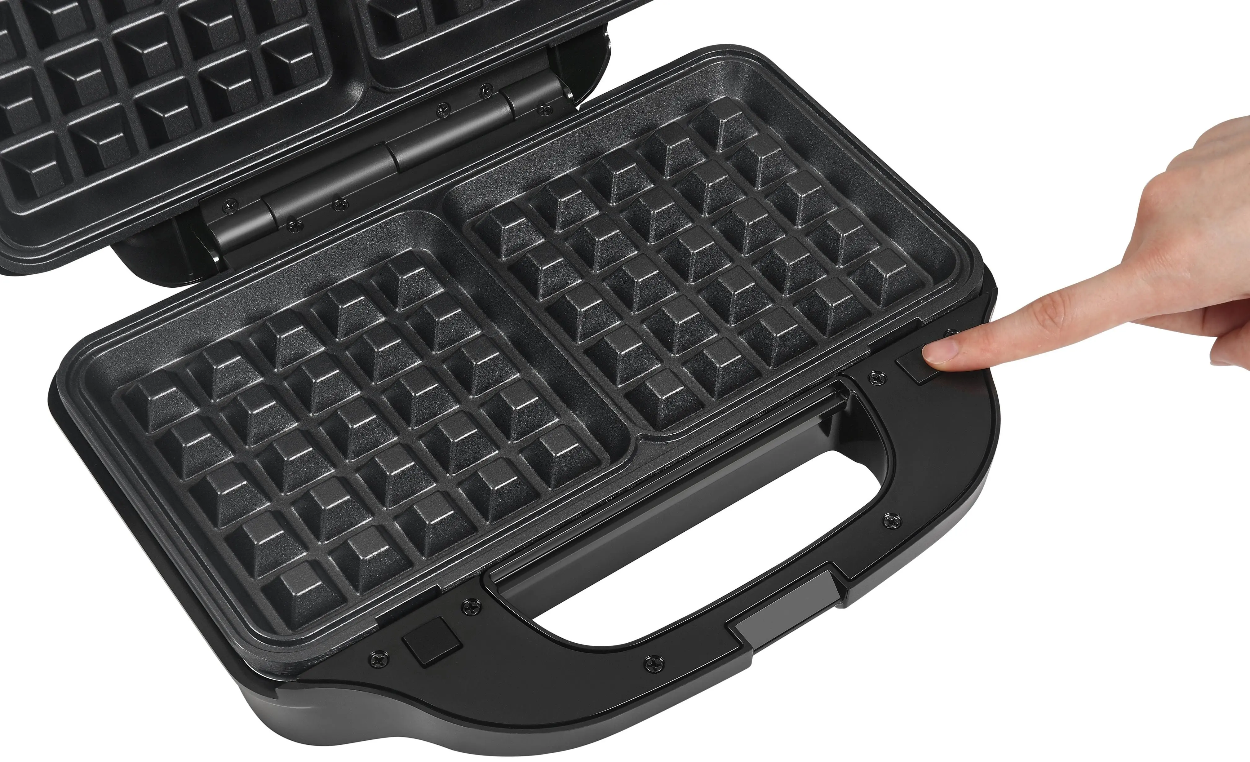 Вафельница 3в1 Kraft&Dele KD4133 (Inox/Black) - 8