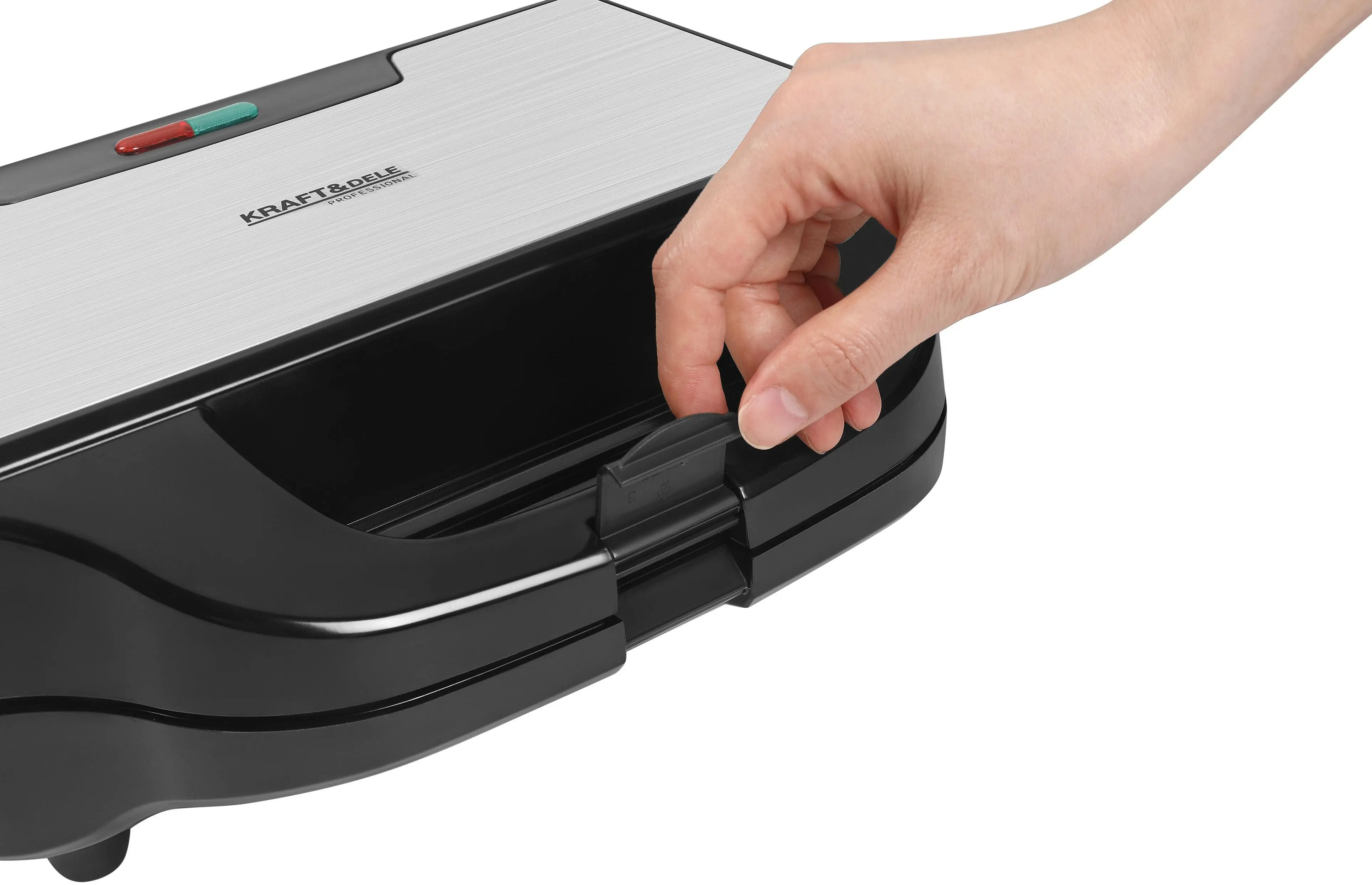 Вафельница 3в1 Kraft&Dele KD4133 (Inox/Black) - 9