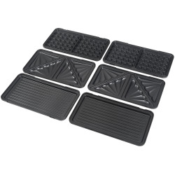 Вафельница 3в1 Kraft&Dele KD4133 (Inox/Black) Thumb