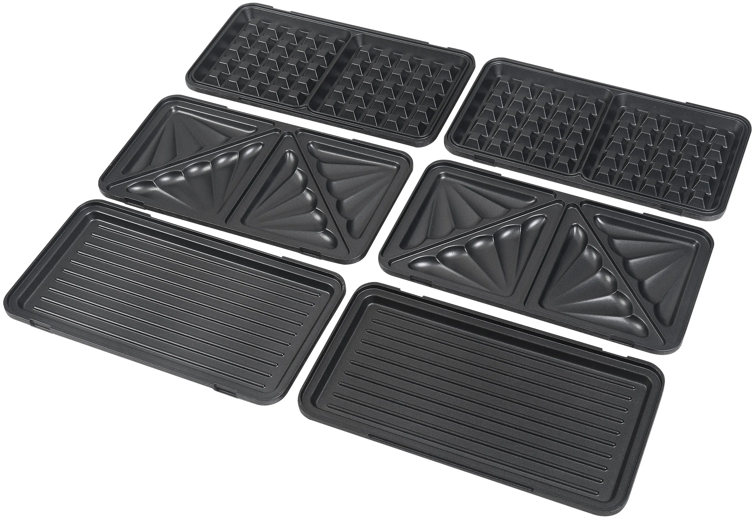 Вафельница 3в1 Kraft&Dele KD4133 (Inox/Black) - 10