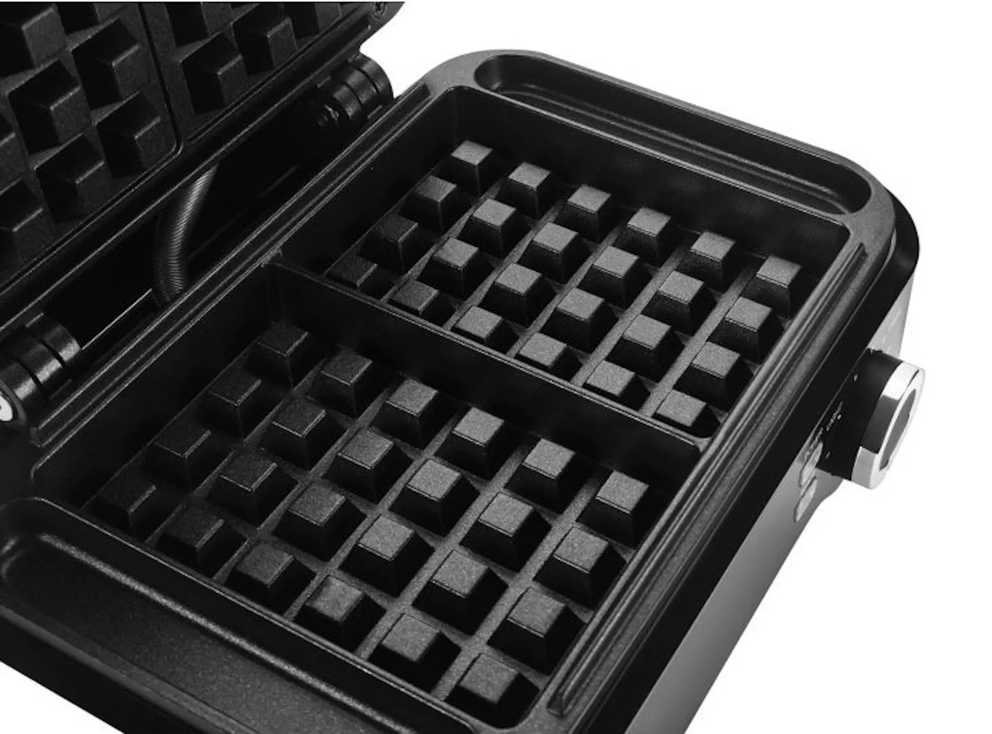 Aparat de gatit vafe Kraft&Dele KD4107 (Inox/Black)