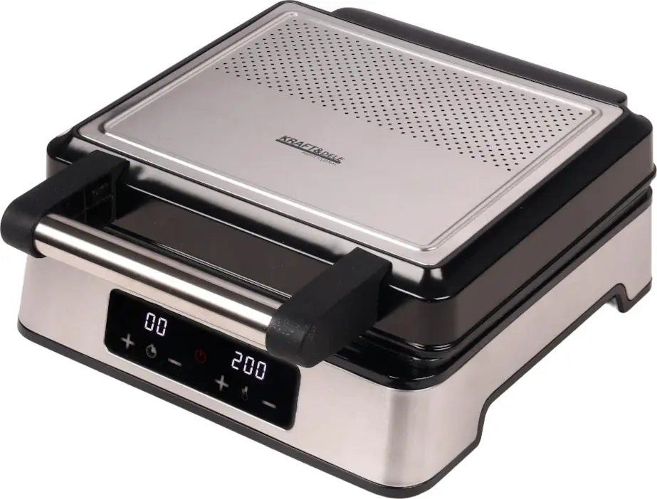 Вафельница Kraft&Dele KD4203 (Inox/Black)