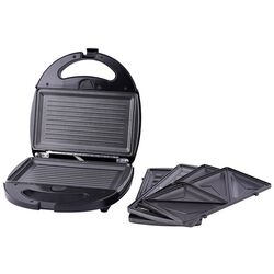 Aparat pentru sandwich-uri 3in1 Lafe TSO-003B (Black) Thumb