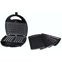 Aparat pentru sandwich-uri 3in1 Lafe TSO-003B (Black) Thumb