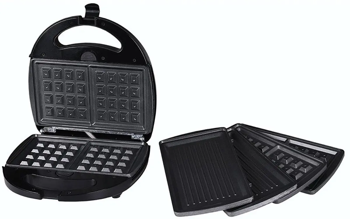 Aparat pentru sandwich-uri 3in1 Lafe TSO-003B (Black) - 3