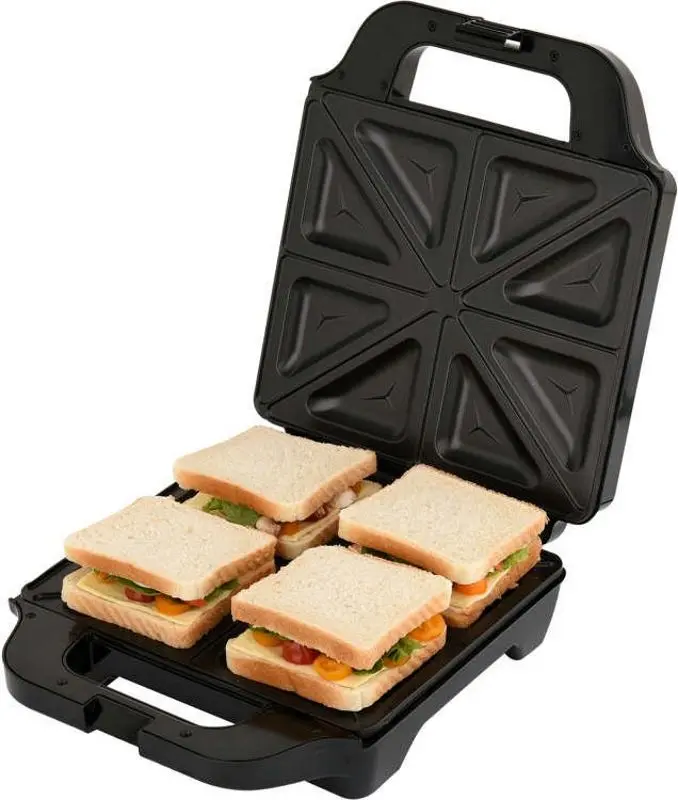 Aparat pentru sandwich-uri Lund 67520 (Black/Inox) - 5
