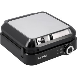 Aparat de gatit vafe Lund 68015 (Inox/Black)
