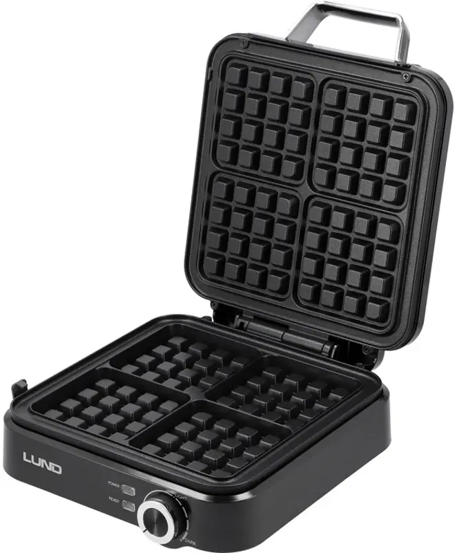 Aparat de gatit vafe Lund 68015 (Inox/Black)